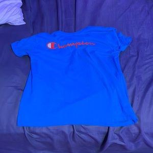 Blue champion tshirt